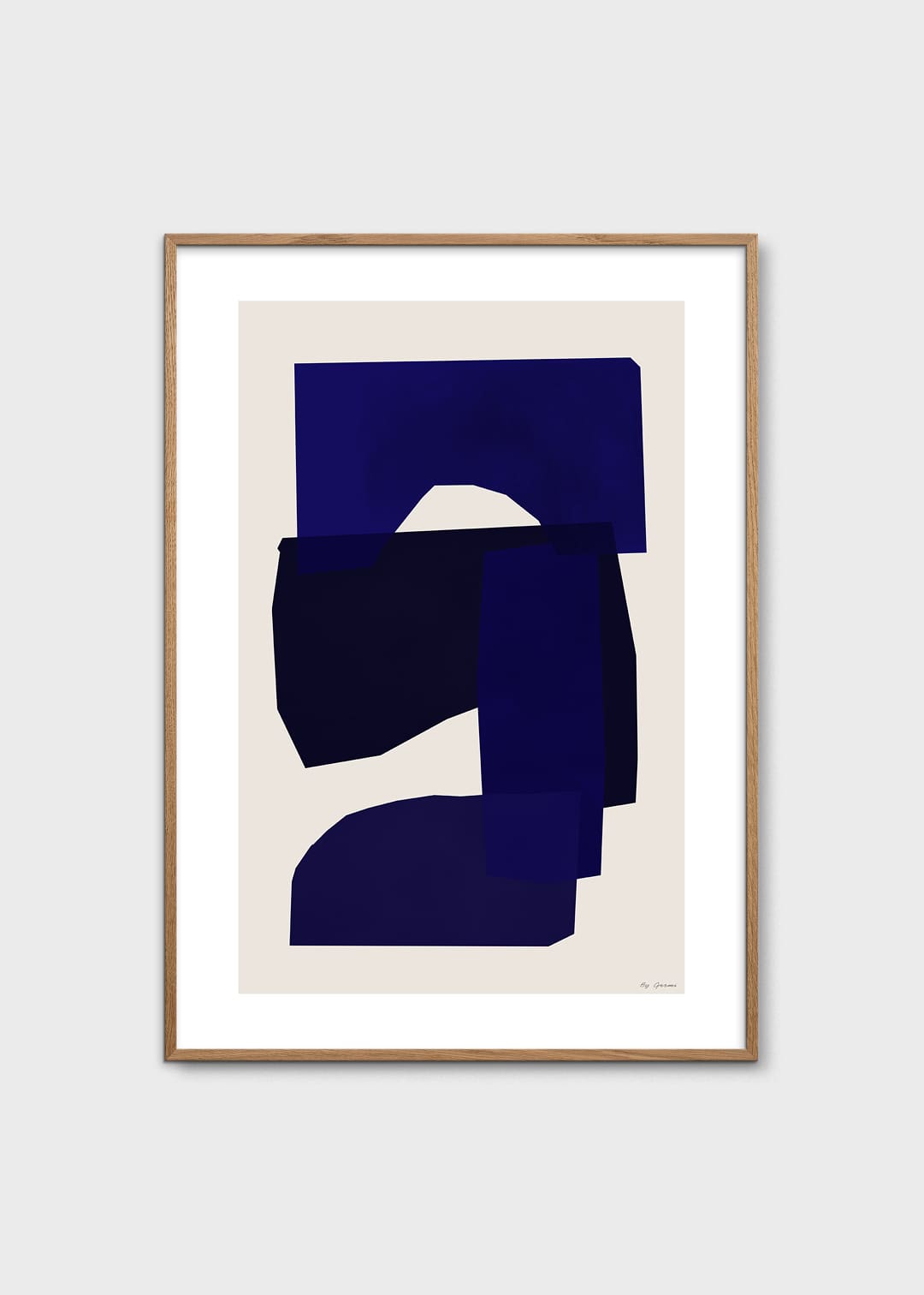 The Poster Club Shade Kunstdruck 30x40 cm abstrakt beige