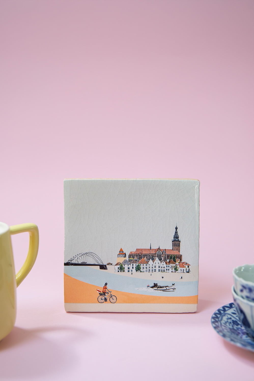 Storytiles Delft Blue Nijmegen Wandfliese S 10x10 cm Stadt