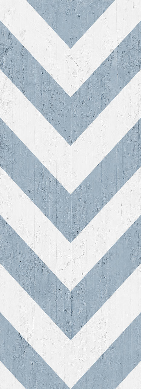 Mineheart Navy Geometric Stripes Tapete A3 Muster blau geometrisch