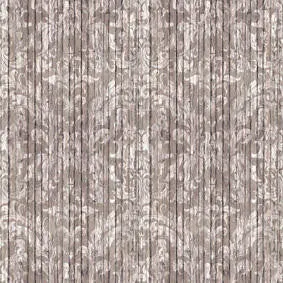 Mineheart Light Driftwood Damask Tapete A3 Muster Hell