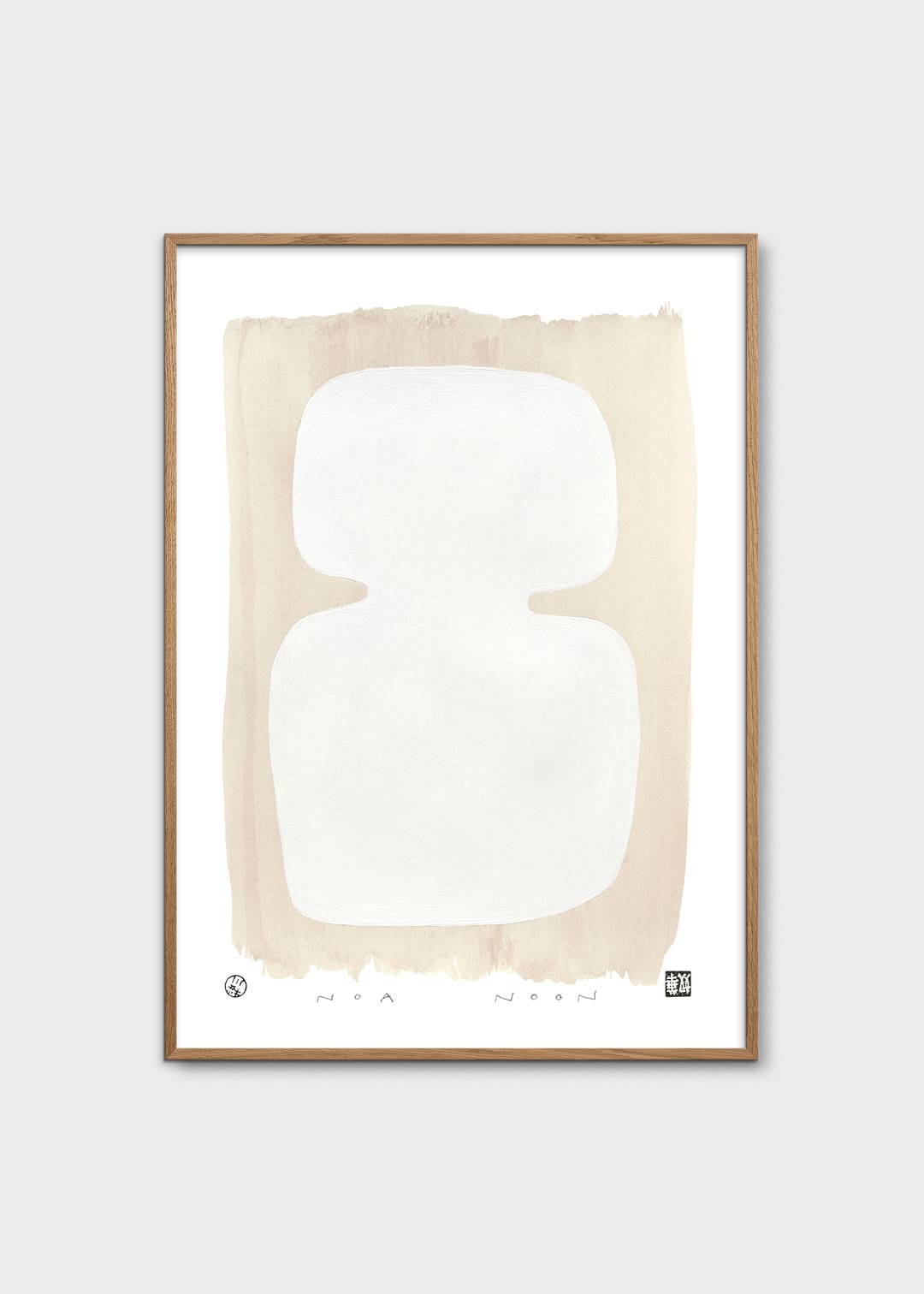 The Poster Club Chalk Pigments Kunstdruck A4 beige