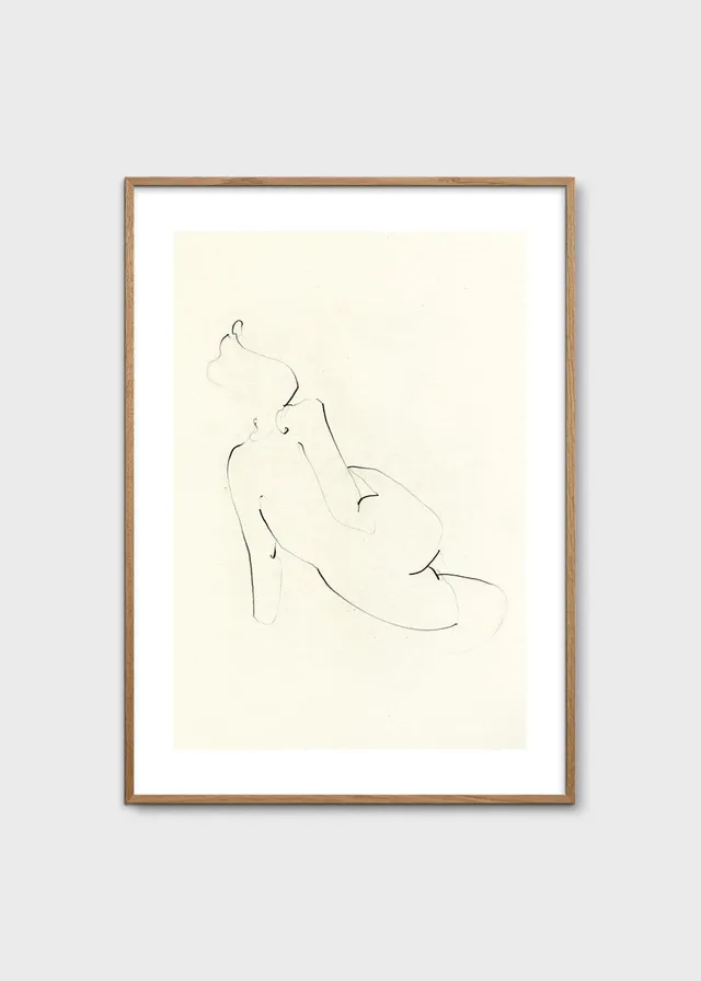 The Poster Club Nude 01 Poster 30x40 cm beige Aktmotiv