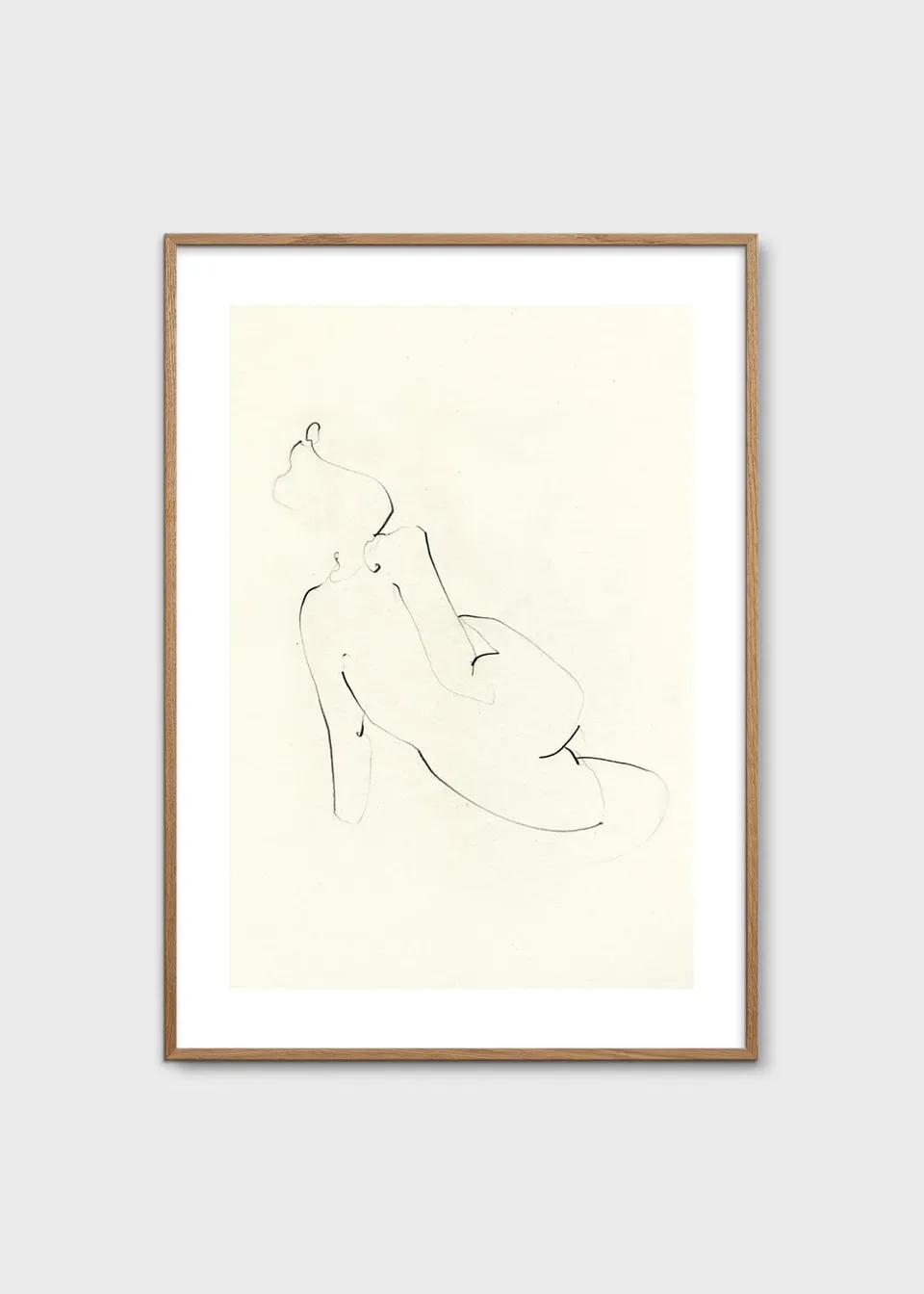 The Poster Club Nude 01 Poster 30x40 cm beige Aktmotiv