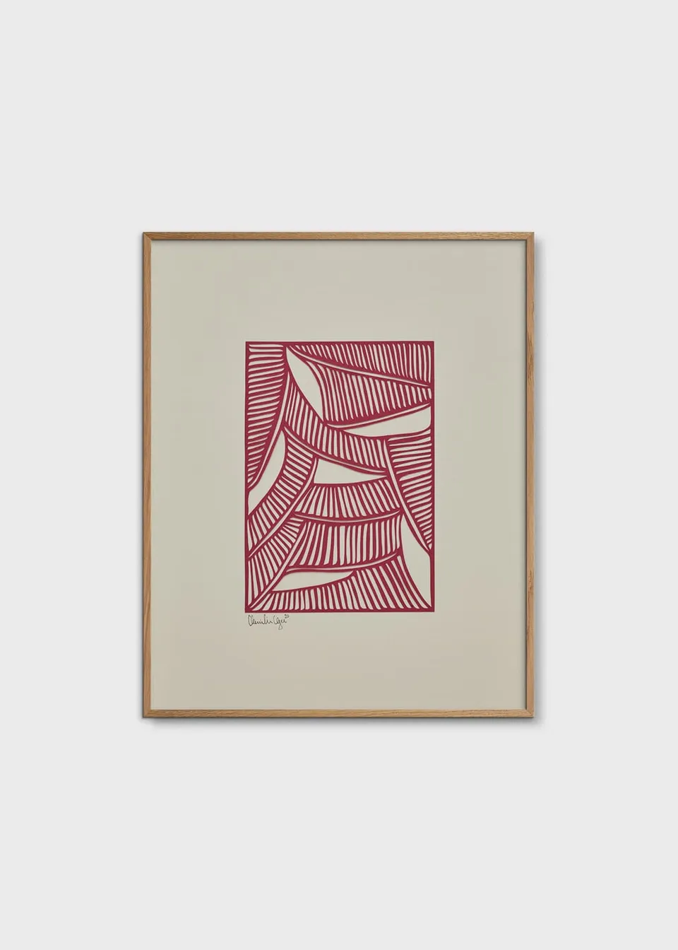 The Poster Club Clow No. 1 Poster 40x50 cm Rosa