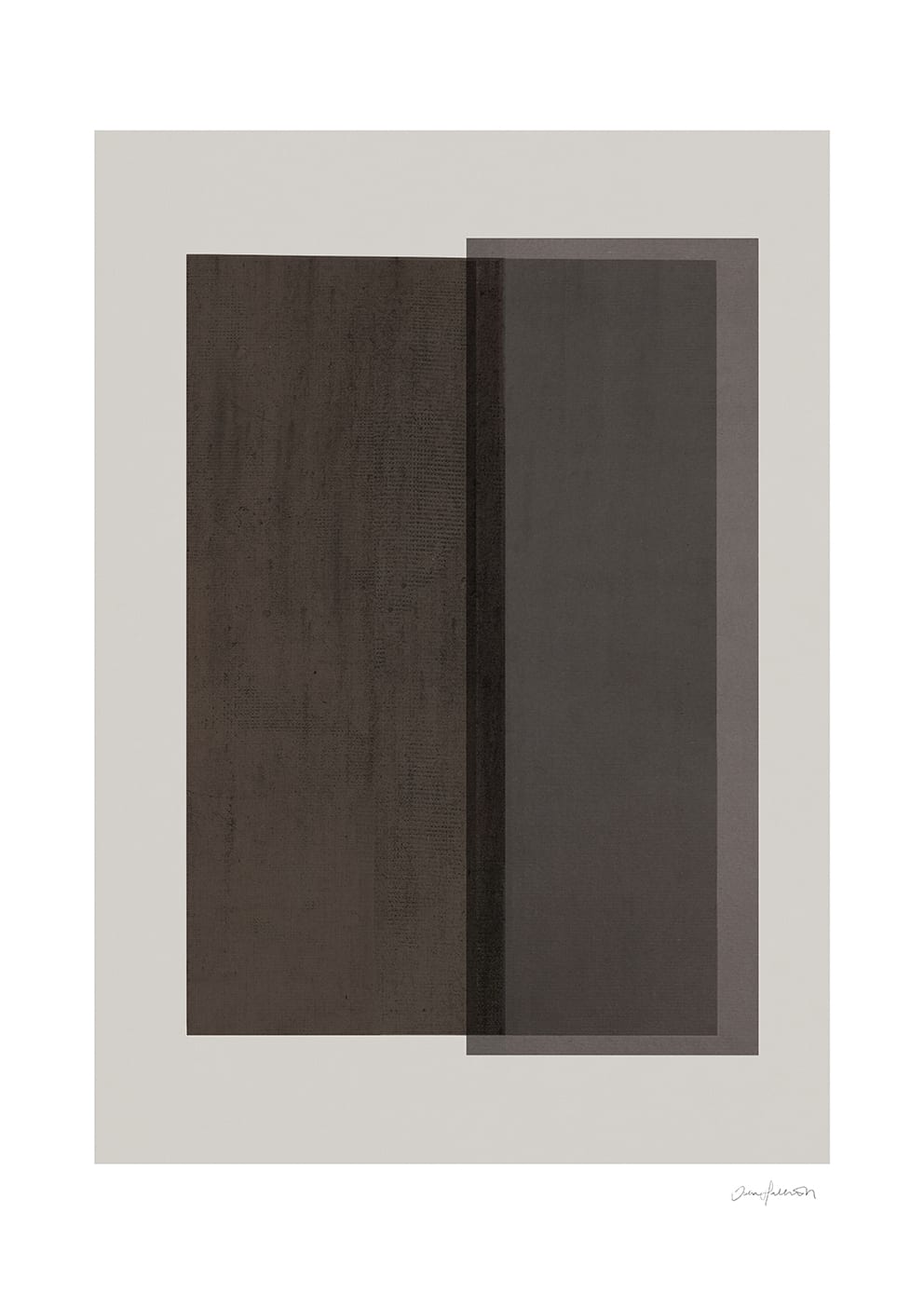 The Poster Club Capri Poster 50x70 cm schwarz grau