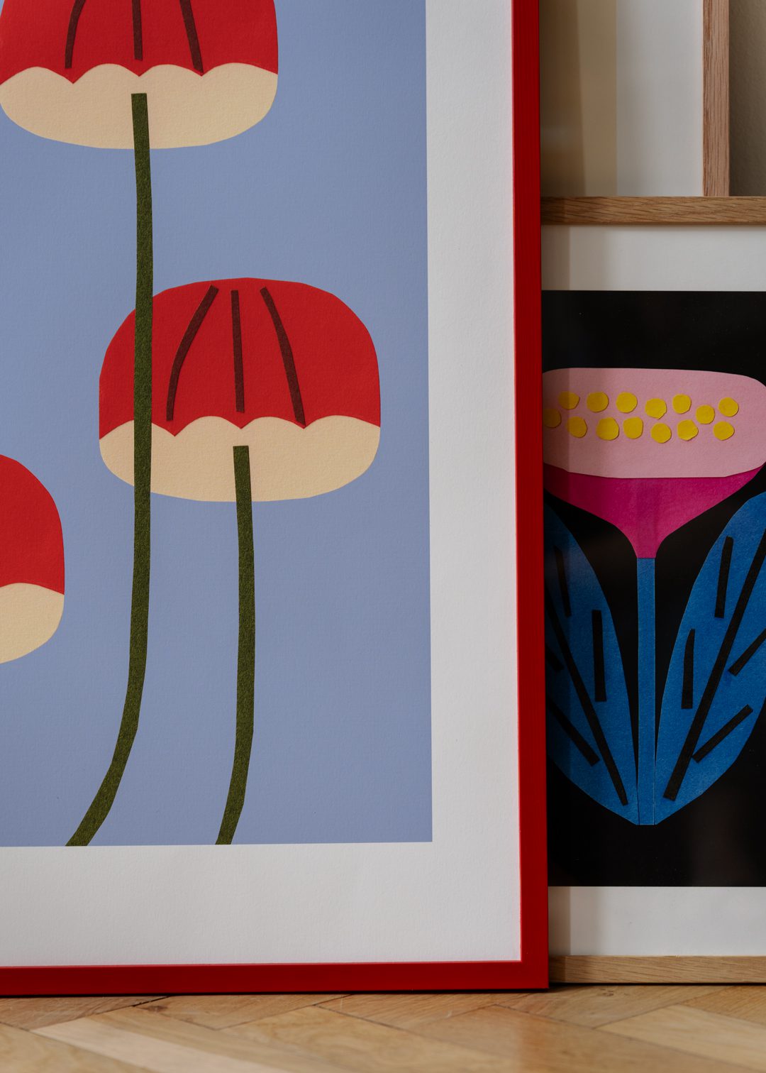 The Poster Club Art Prints Umbrella Mushrooms Poster 30x40 cm Pilzmotiv