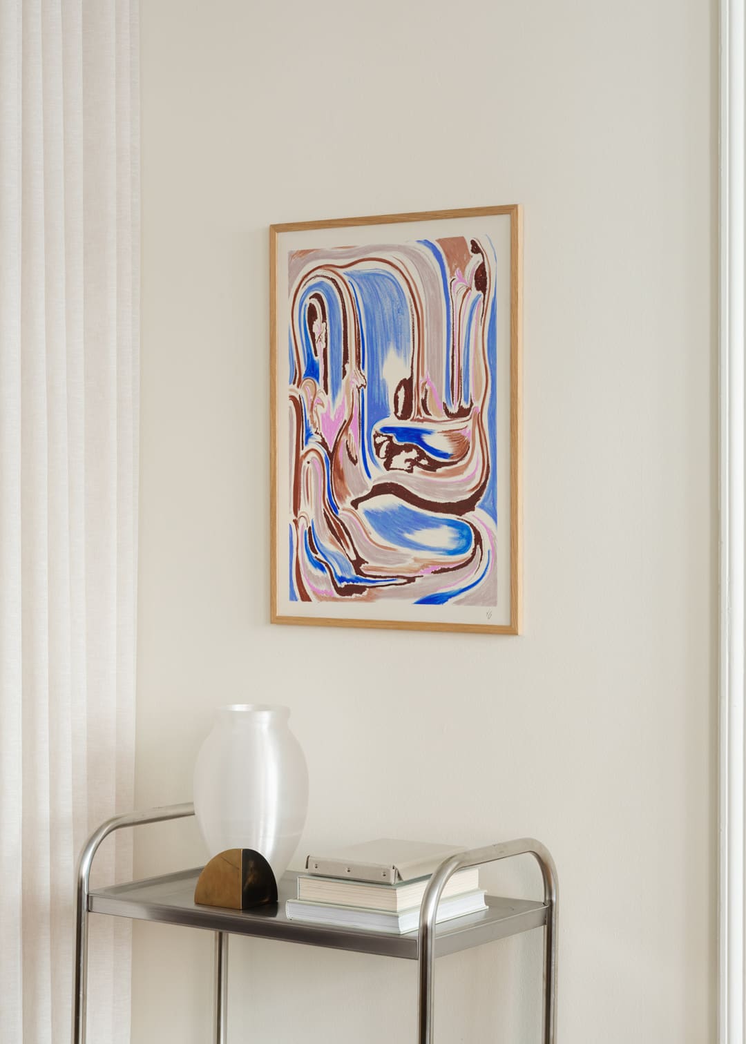 The Poster Club Art Prints Hestens vandsted Poster A4 blau
