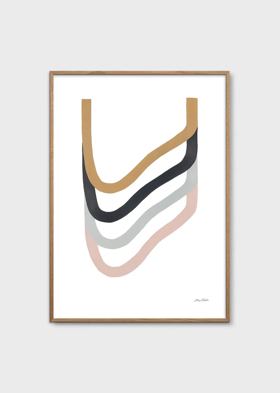 The Poster Club Nordic Tide Poster 50x70 cm Abstrakt