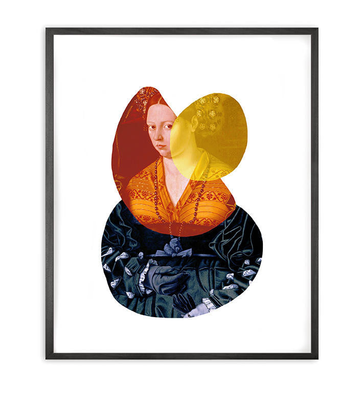 Mineheart Shape Colour Lady 2 Bild 66x81 cm schwarz