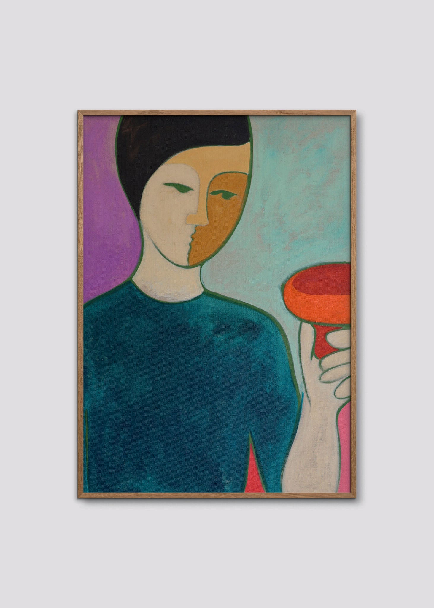 The Poster Club Art Prints Red Cup Orange Cup Poster 30x40 Orange