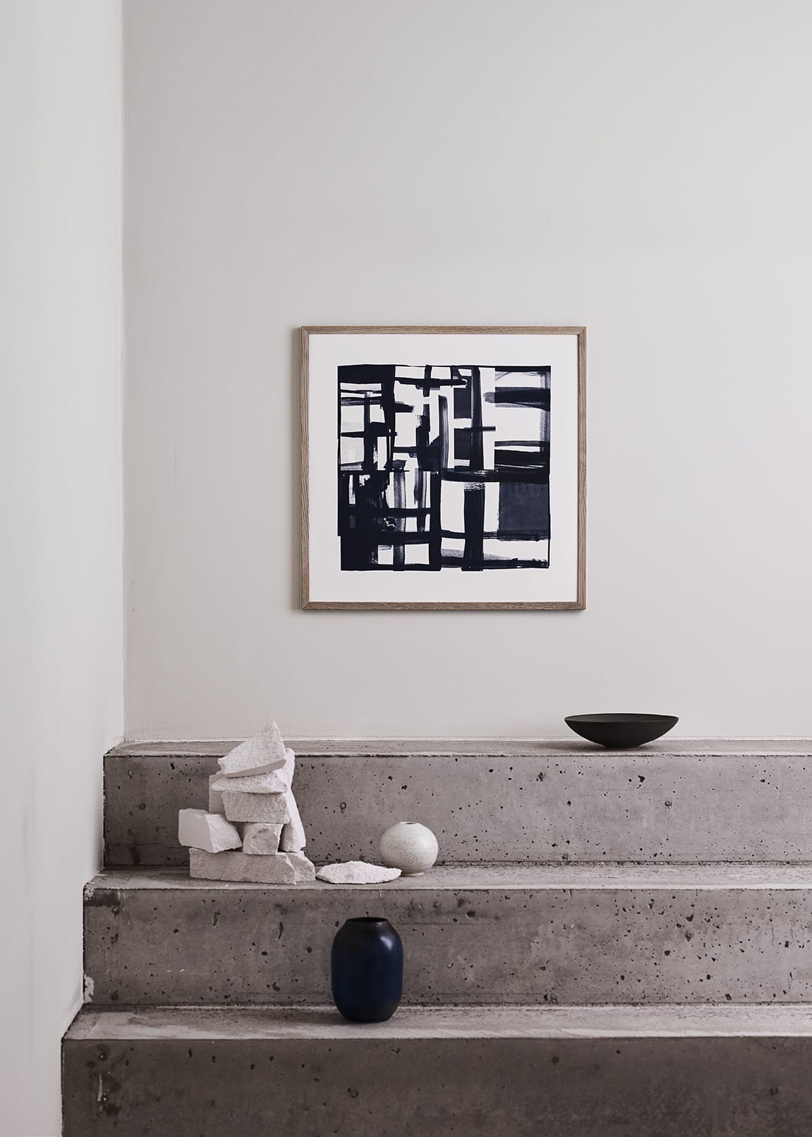 The Poster Club Art Prints Collage 02 Kunstdruck 50x50 cm beige