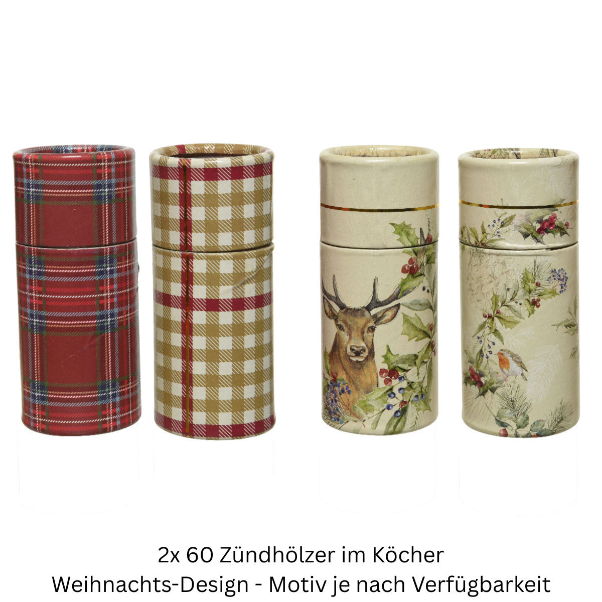 LS-LebenStil Möbel & Wohnen XL Streichhölzer 10cm Weihnachten 2er-Set