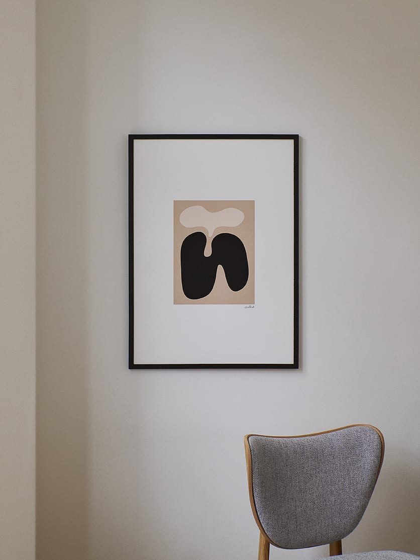The Poster Club Thoughts Poster 30x40 cm beige-schwarz