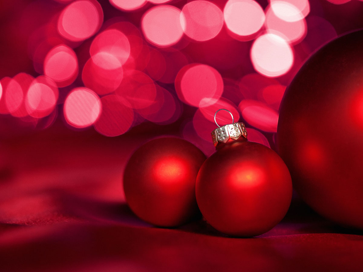 LS-LebenStil Möbel & Wohnen 30 Kunststoff Weihnachtskugeln Rot
