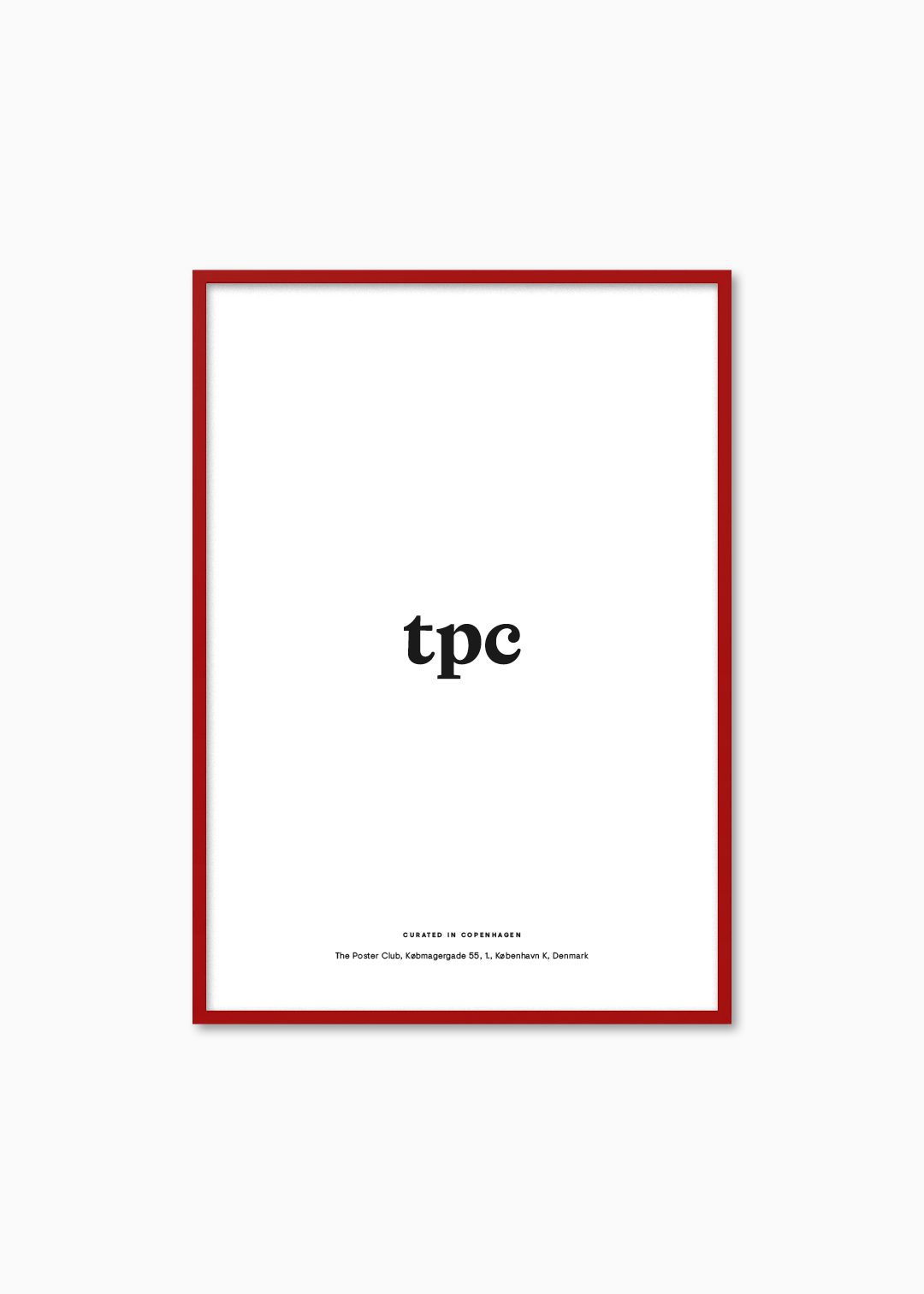 The Poster Club Frames Red Wood Frame Bilderrahmen A4 Rot