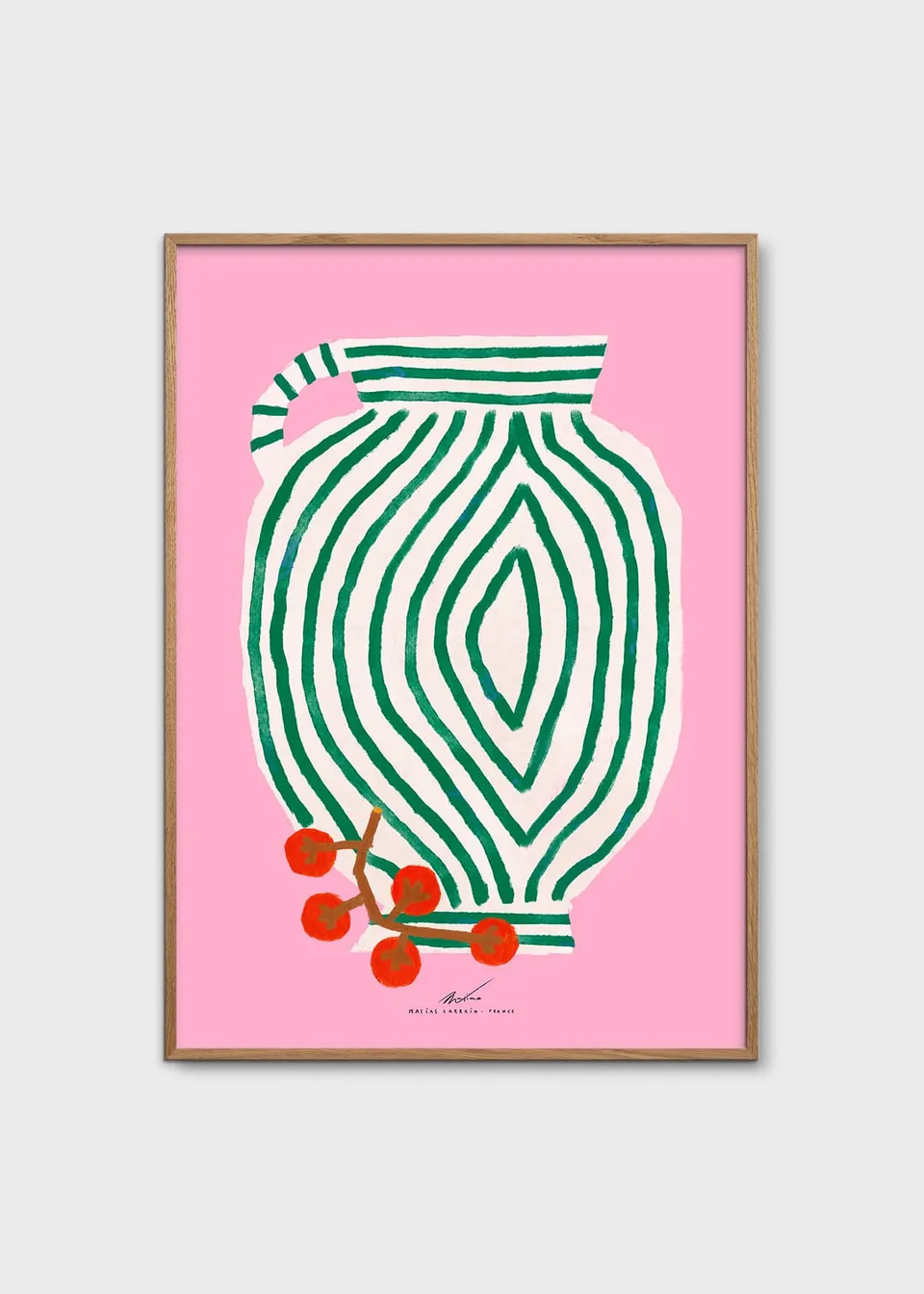The Poster Club Vase and Currants Poster 30x40 cm