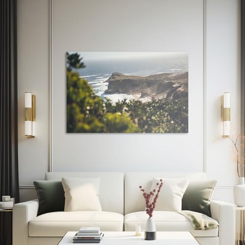 Hustling Sharks Wandbilder Klippen Meer Leinwandbild 30 x 40 cm