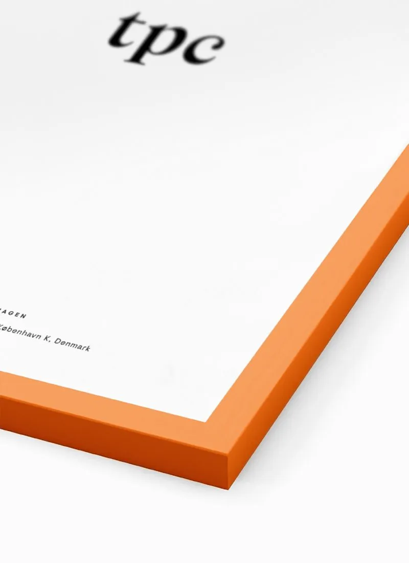 The Poster Club Frames Orange Wood Bilderrahmen 30x40 cm