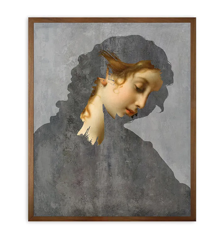 Mineheart Reveal Lady 2 Wandbild grau 81x66 cm
