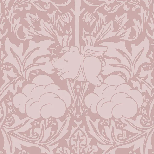 Mineheart Morris Dream Warm Clay Tapete Muster A3 floral