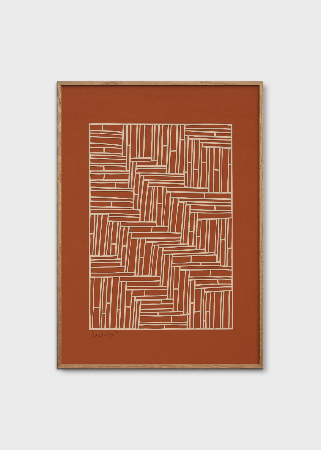 The Poster Club Art Prints Squares No. 01 Poster A2 Braun