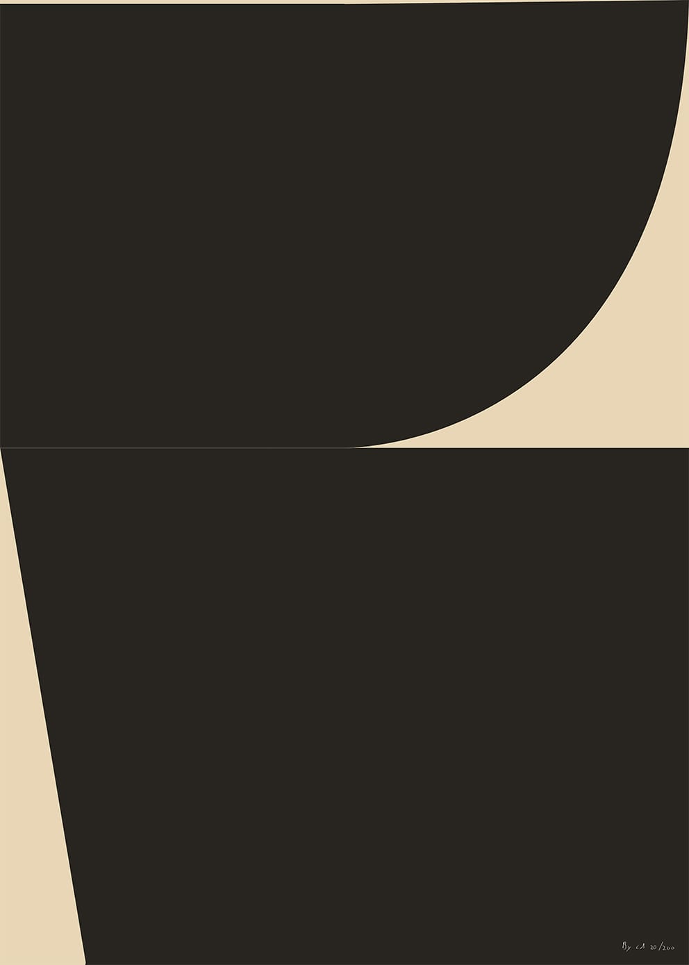 The Poster Club Mid 04 Poster 50x70 cm beige