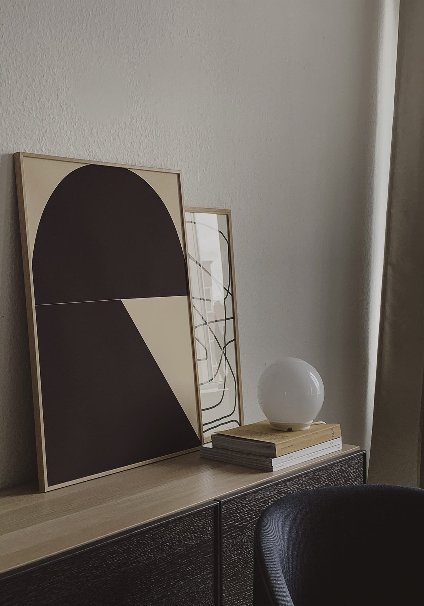 The Poster Club Mid 05 Kunstdruck 50x70 cm Beige Schwarz