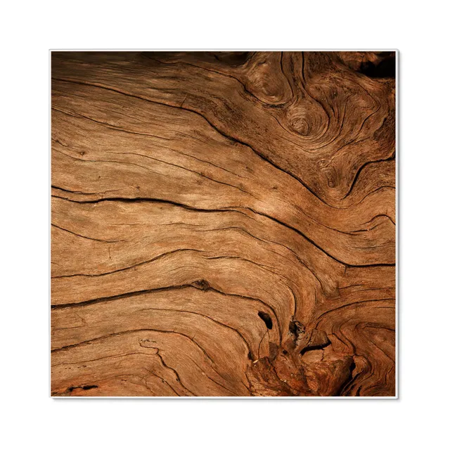 Banjado Magnettafel Trockenes Holz 50x50 cm Magnetpinnwand Stahl