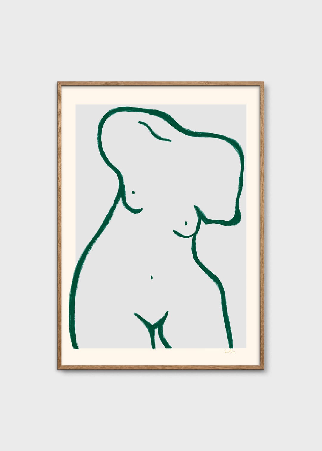 The Poster Club Statue Poster 30x40 cm Figurativ