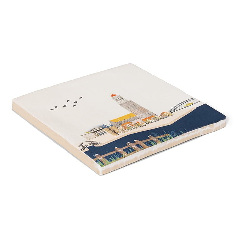 Storytiles Delft blue Zie je in Zwolle Fliese S 10x10 cm Stadtmotiv