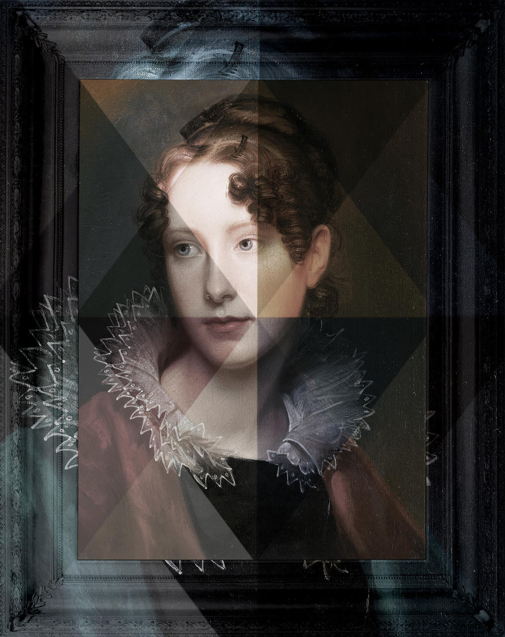 Mineheart Winters Morning Wandbild 61x81cm grau Portrait