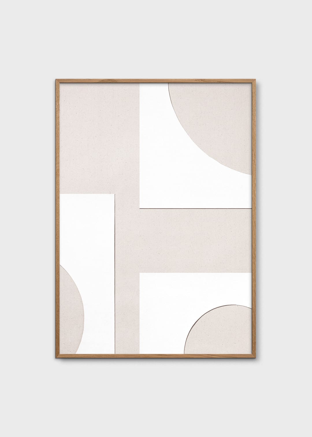 The Poster Club Object Blanc No.23 Bild 30x40 cm beige weiß