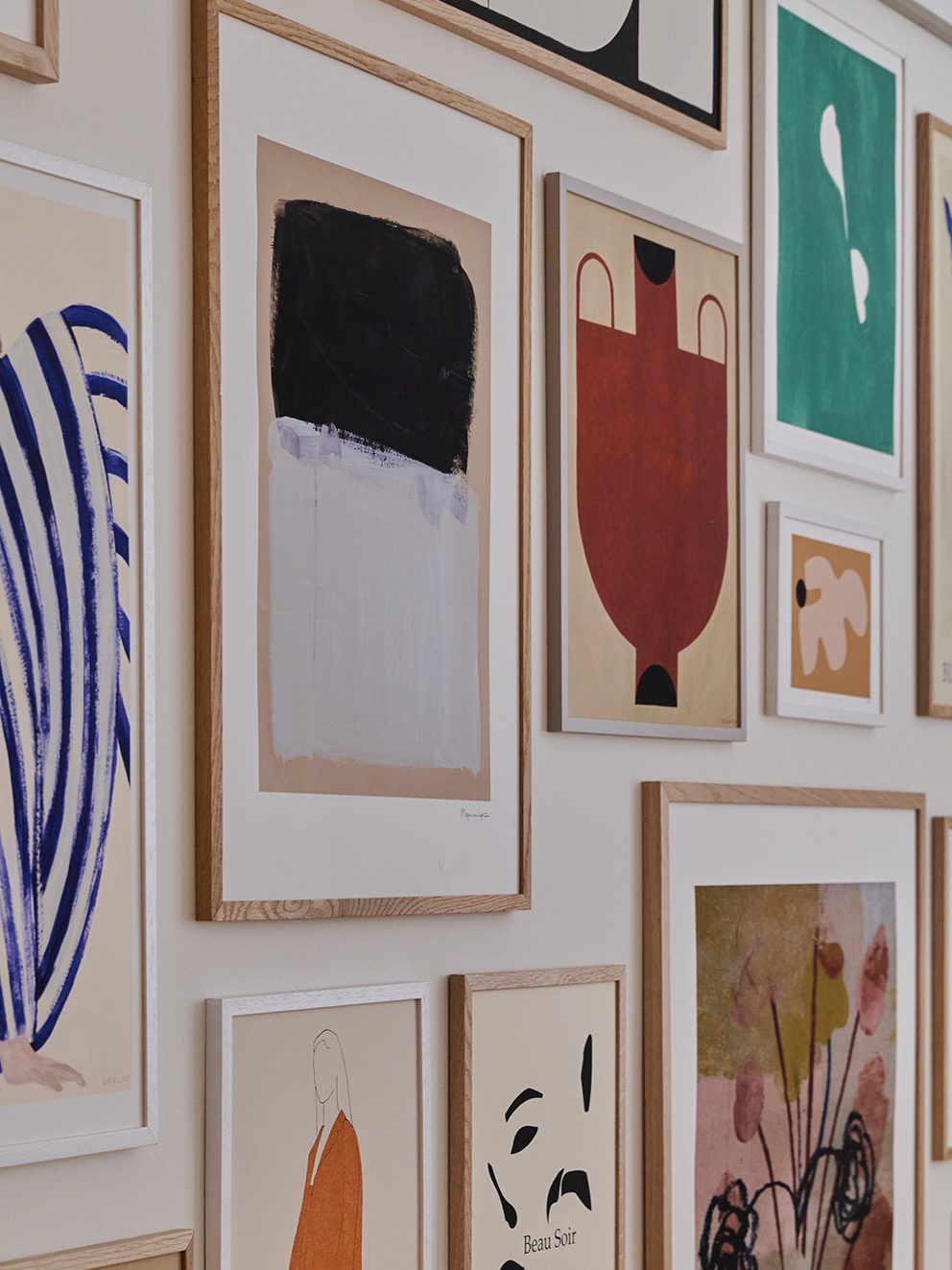 The Poster Club Curated Art Walls Edit No. 050 Bilderwand