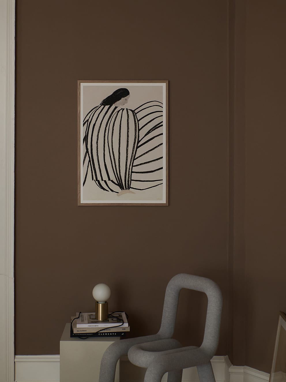 The Poster Club You Poster A4 figurativ beige-schwarz