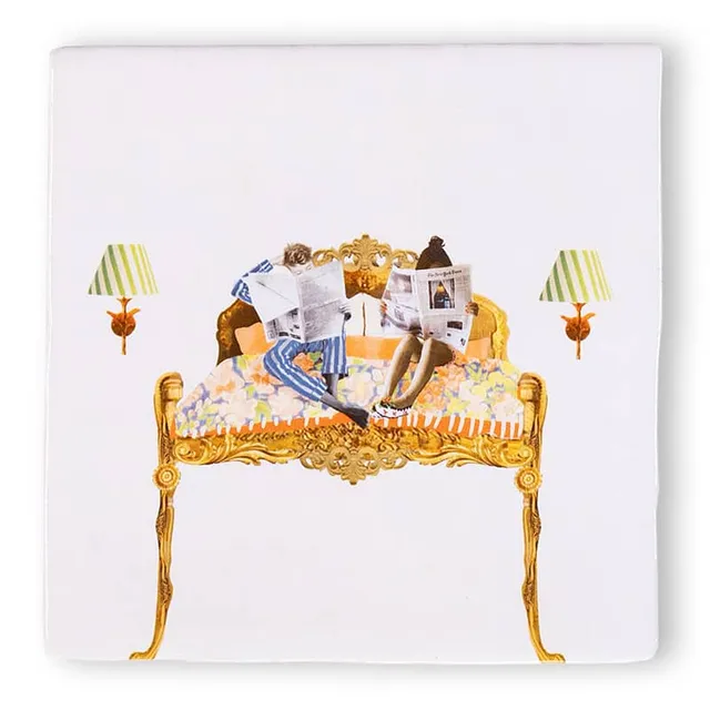Storytiles Delft Blue Beste begin van de dag Fliese 10x10 cm