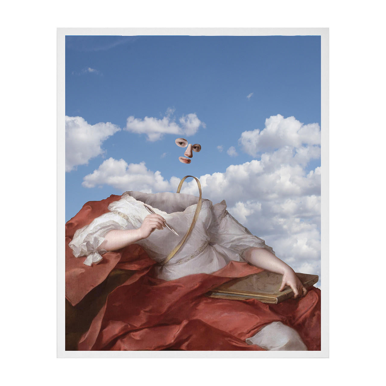 Mineheart Woman in the Clouds Poster 30x40cm blau