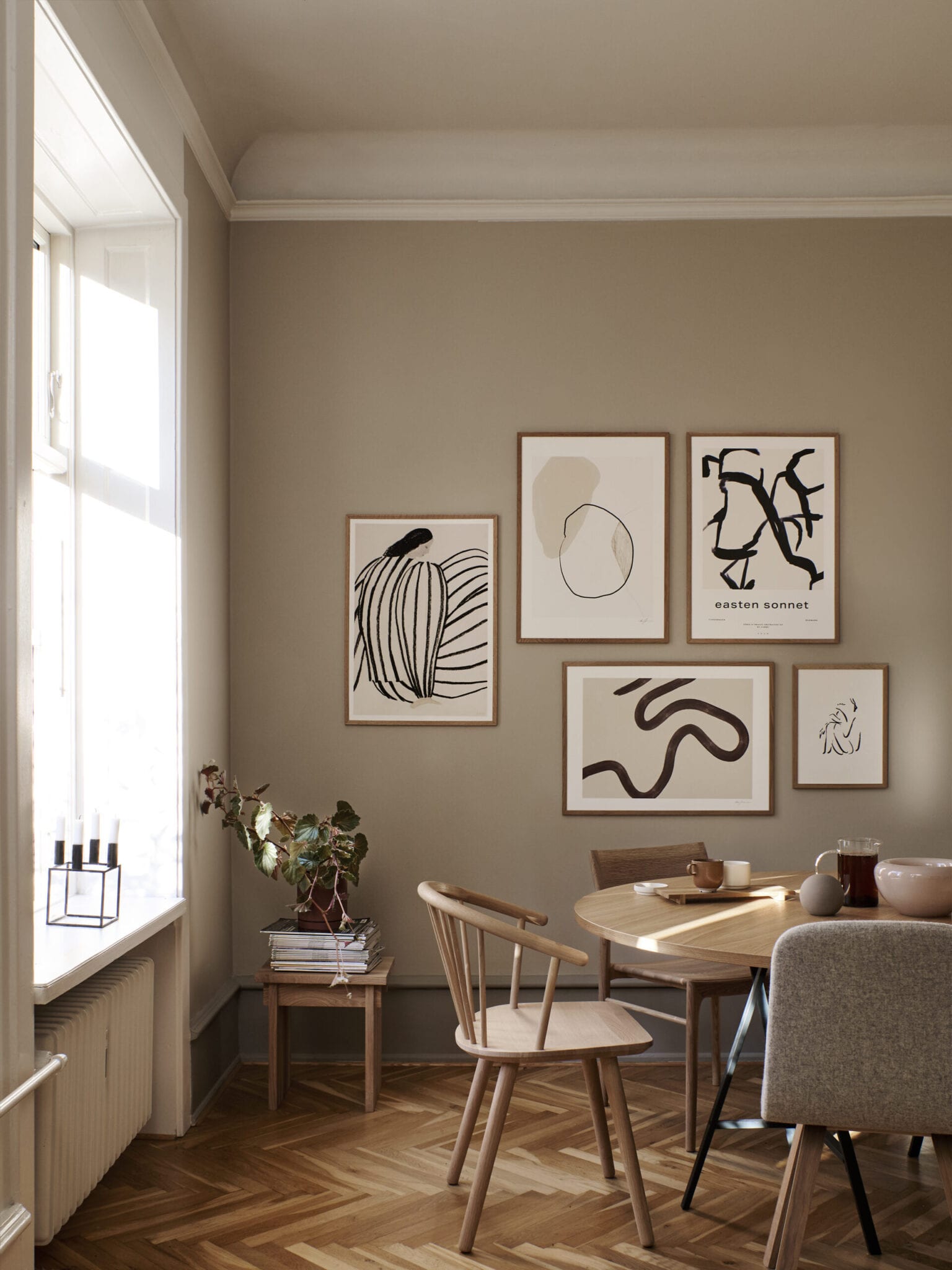 The Poster Club Easten Sonnet Poster 50x70 beige