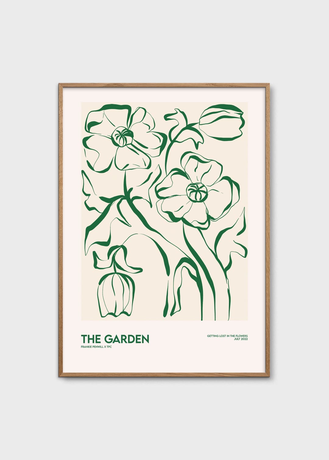 The Poster Club The Garden Poster 30x40 cm Botanik