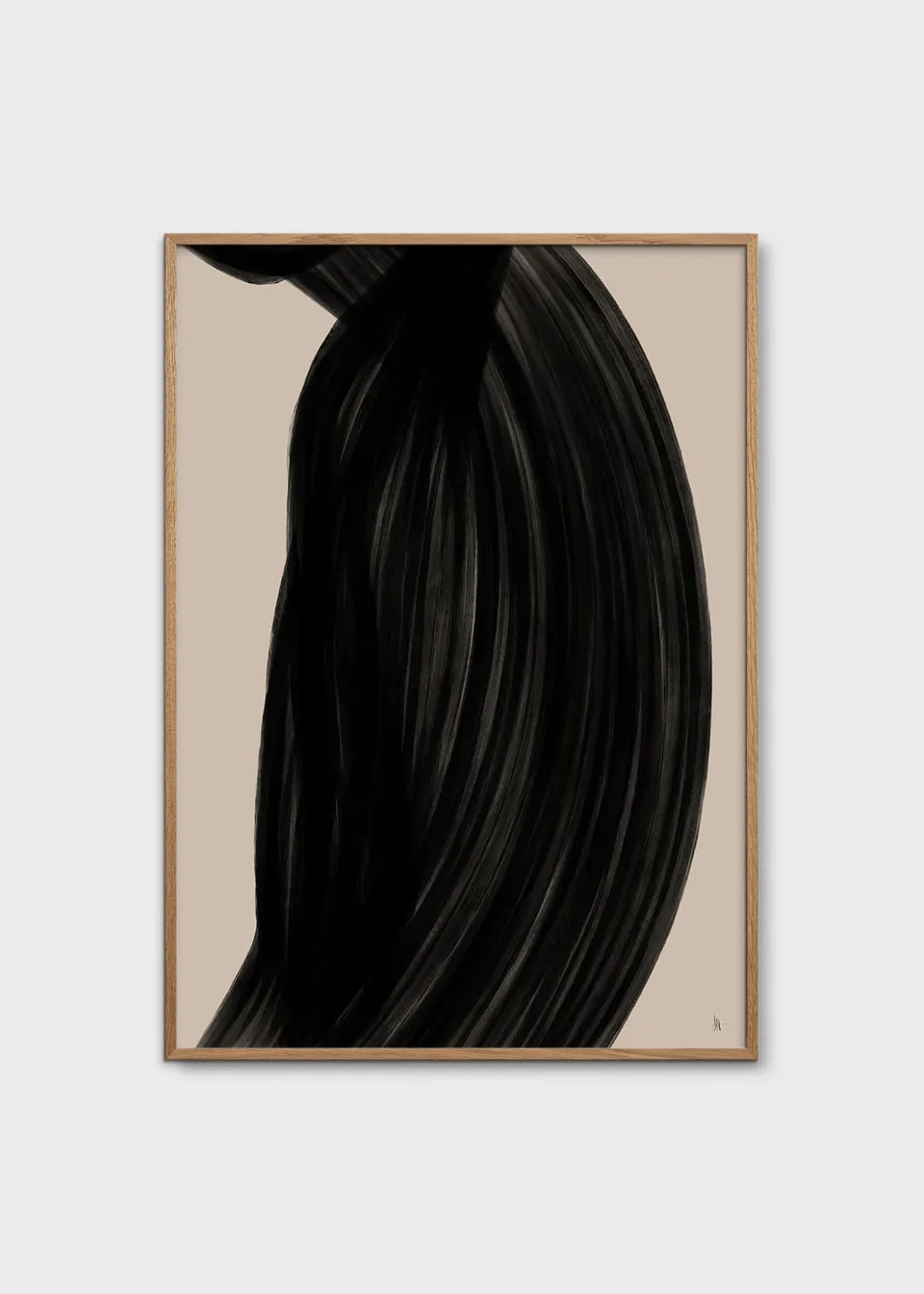 The Poster Club Her Side Kunstdruck 50x70 cm beige
