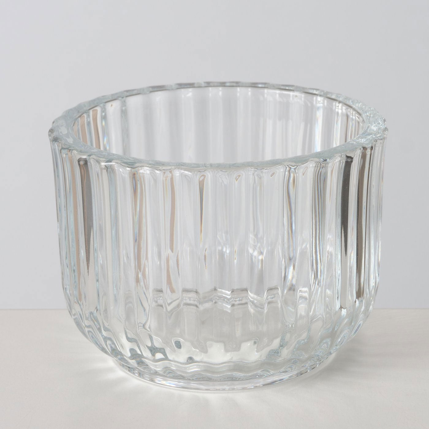 LS-LebenStil Küche & Haushalt 3er Teelichthalter Glas Klar 9cm