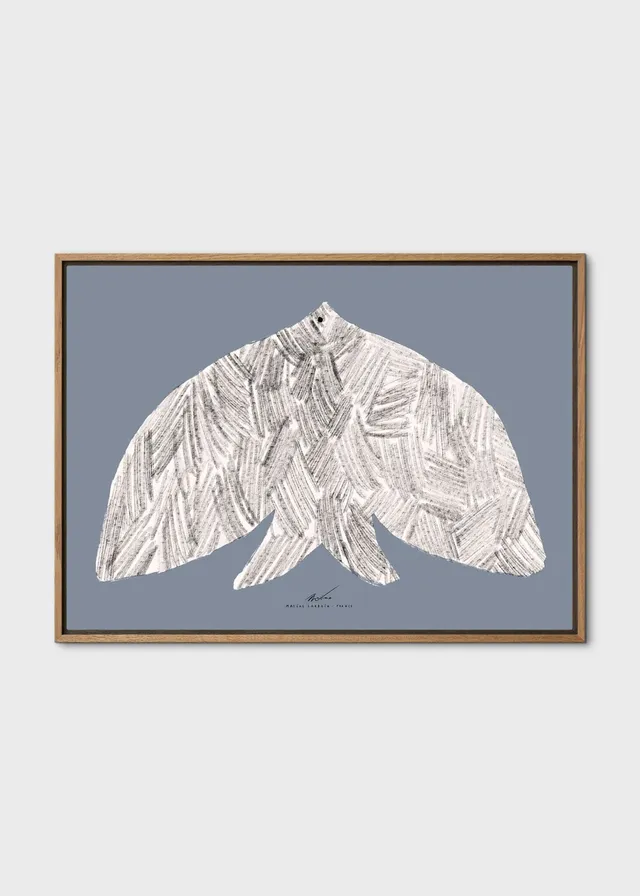 The Poster Club Art Prints Oiseau Canvas 50x70 gerahmt