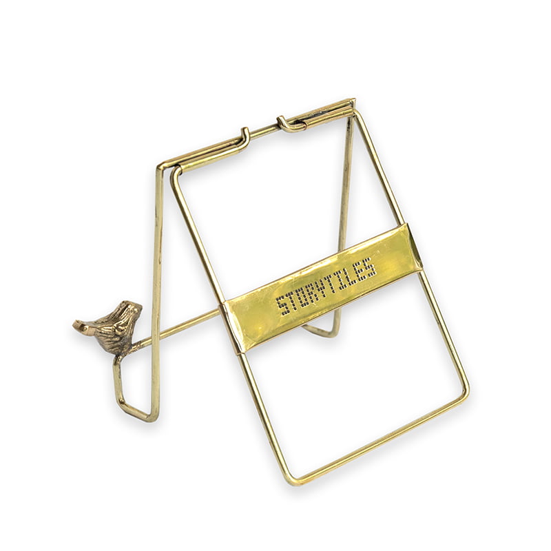 Storytiles Tile Holders Golden Stand Bird Halter Gold Vogel