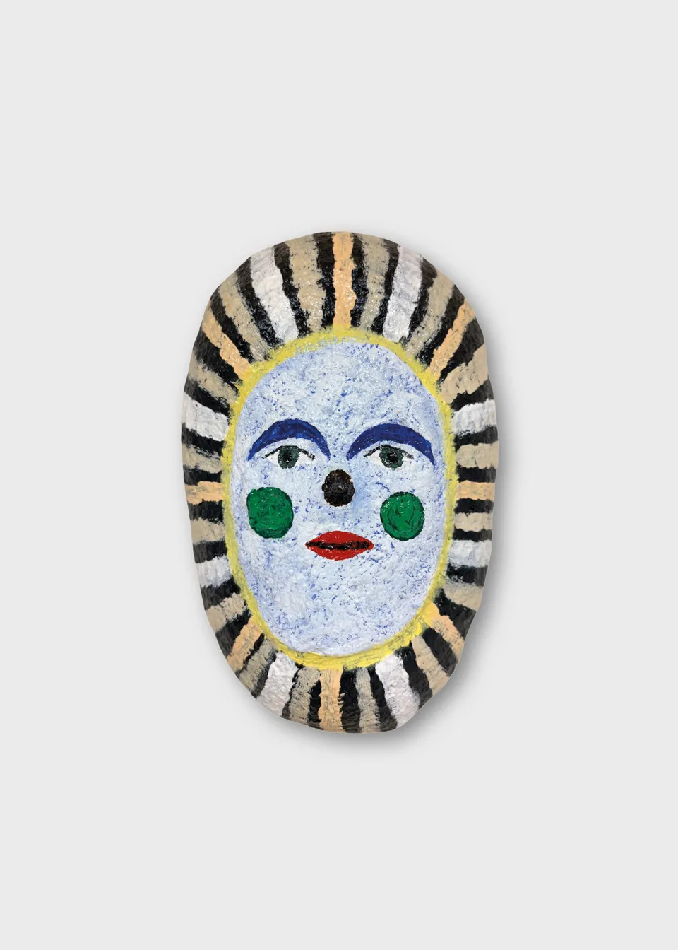 The Poster Club Art Prints Mask No. 264 Wandobjekt 13x21 cm beige