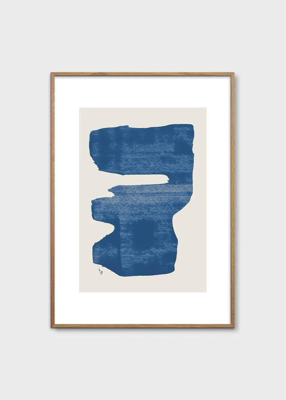 The Poster Club Bobby Poster A4 Abstrakt Blau