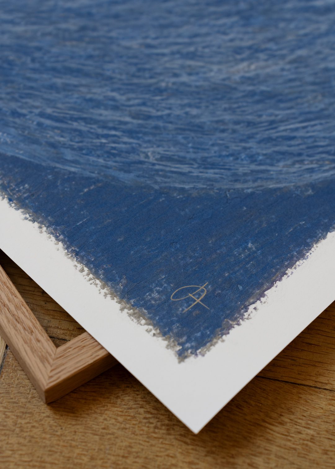 The Poster Club Art Prints Aude in Bretagne Poster A4 blau
