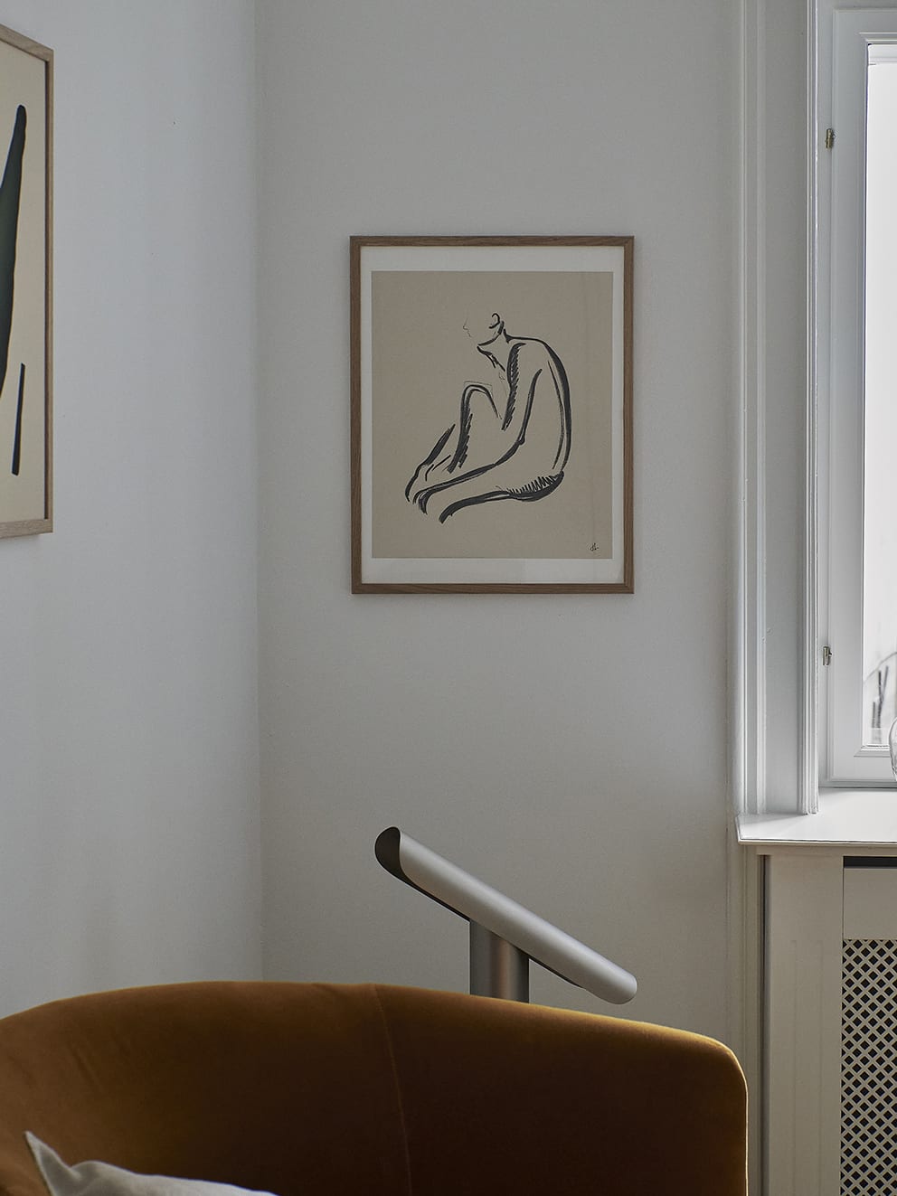 The Poster Club Man 01 Poster 40x50 cm beige abstrakt