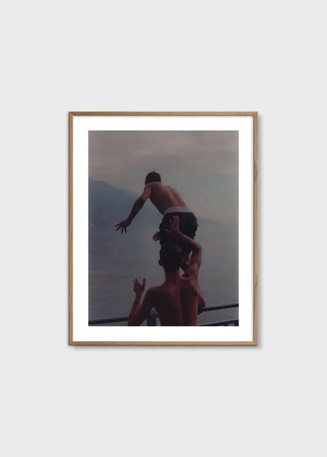 The Poster Club Lago Di Garda Jumpers Poster 40x50 cm blau