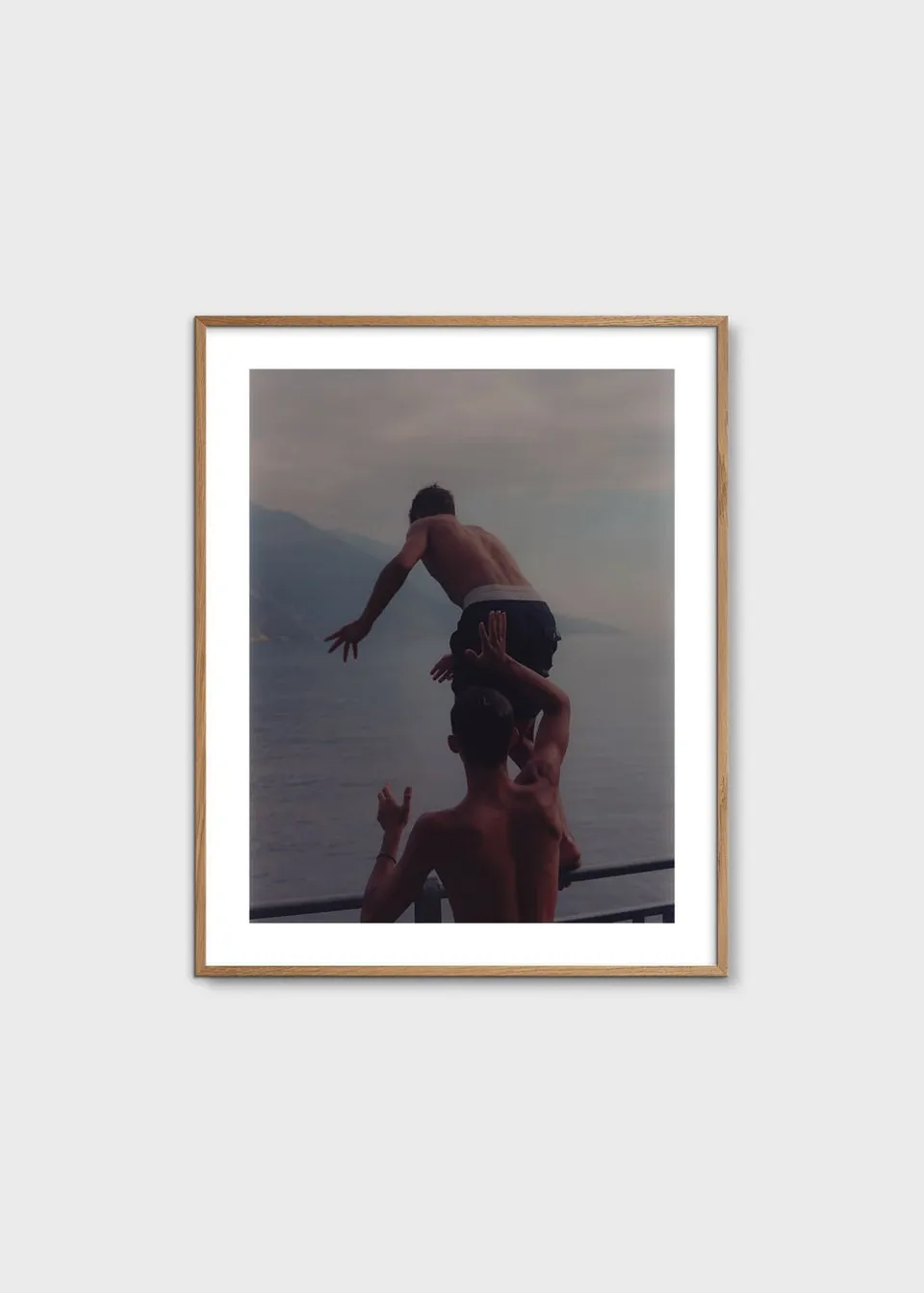 The Poster Club Lago Di Garda Jumpers Poster 40x50 cm blau