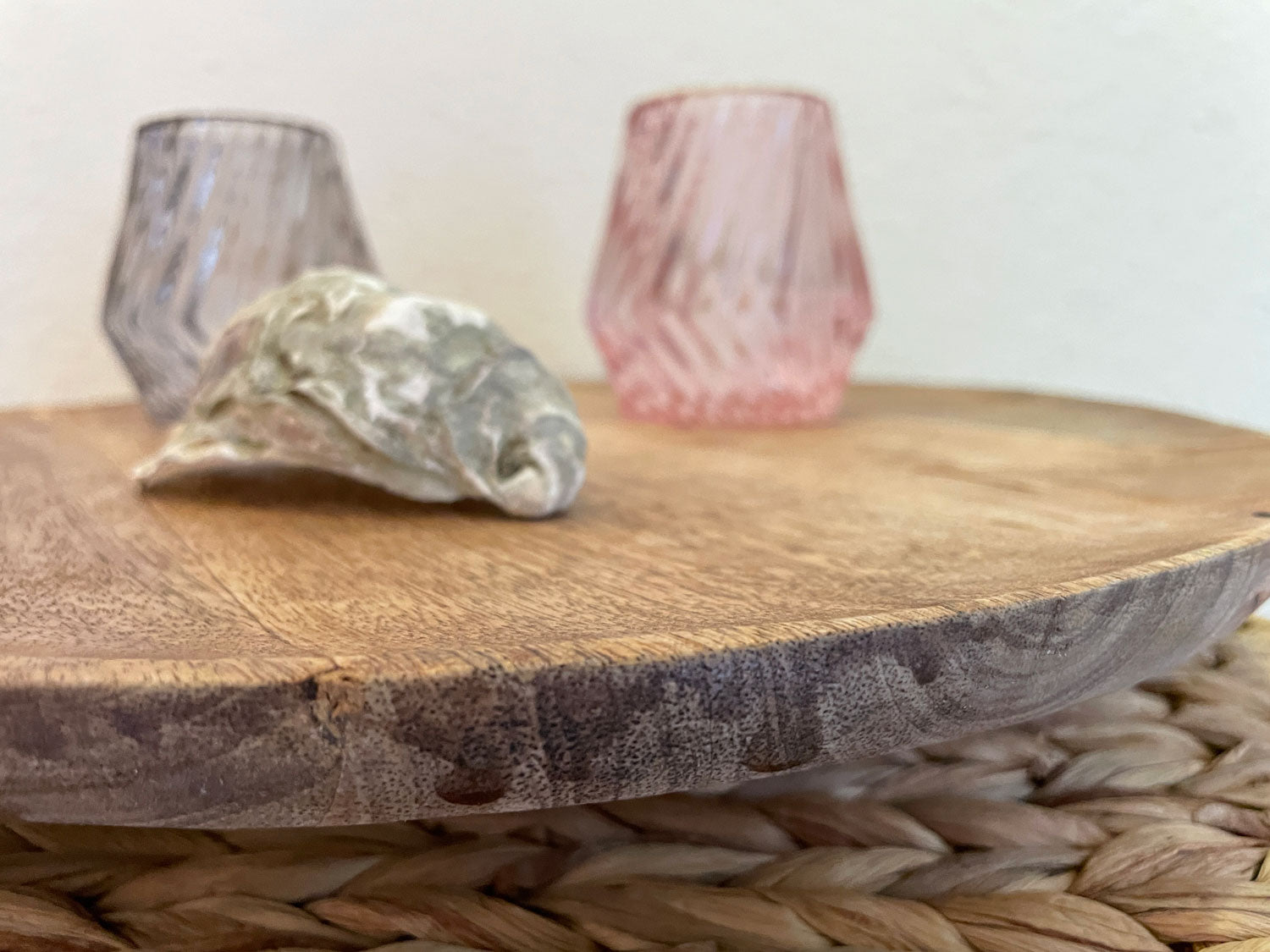 LS-LebenStil Dehli Servierteller Mango Holz 37cm rund