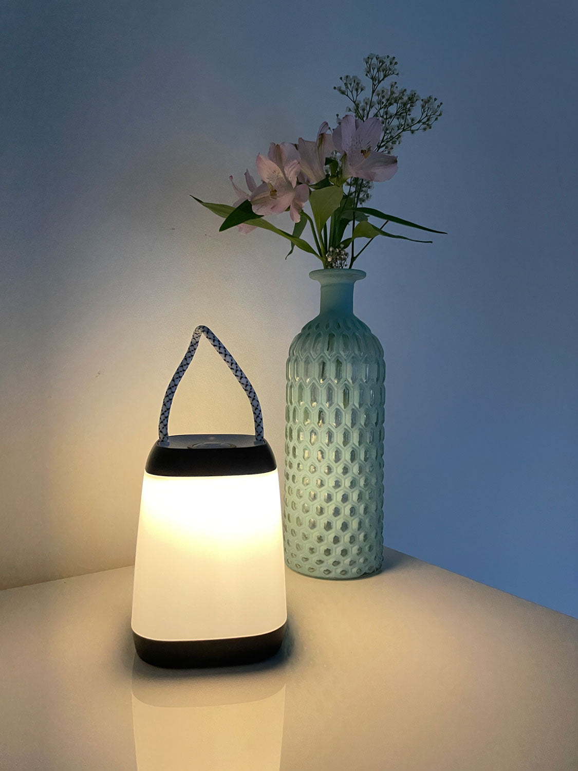 LS-LebenStil Garten & Camping LED Camping-Leuchte 12x9cm Schwarz